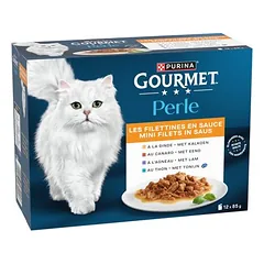 Gourmet Perle mišrus rinkinys, drėgnas maistas katėms 12 x 85 g — 4 nuotrauka
