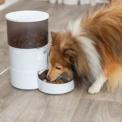 Trixie automatinė šėryklė katėms TX-S Smart, iki 3 l sauso maisto, balta — 3 nuotrauka