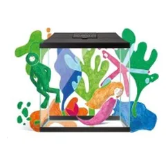 Aquael Leddy Set Mini 30 akvariumas stačiakampis su įranga, juodas, 12,6 l, 28x15x30 cm — 4 nuotrauka
