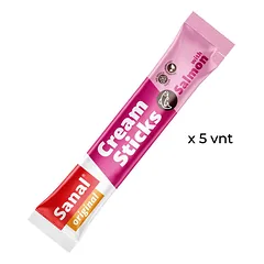 Sanal Cream Sticks Salmon tyrelių skanėstai katėms 75 g — 2 nuotrauka