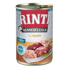 Rinti Kennerfleisch Junior Huhn drėgnas maistas šunims - vištiena 400g