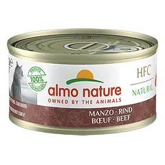 Almo Nature HFC Natural jautienos konservai suaugusioms katėms, 70 g