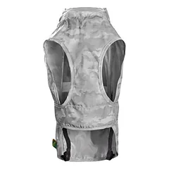 HUNTER lietpaltis šunims Huka to go, sidabrinis/atspindintis, apie 35 cm Nugaros ilgis — 2 nuotrauka