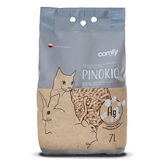 Comfy Pinokio Silver medžio granulių kraikas augintiniams, 7 l parduotuvėje ramiosblusos.lt