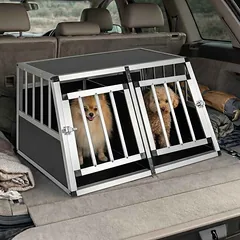 Augintinių transportavimo dėžė, su nuimama pertvara, 89 × 69 × 50,5 cm — 2 nuotrauka