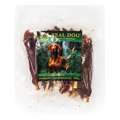 Real Dog SNACKS Minkšta antienos file ant odos pagaliuko 500g