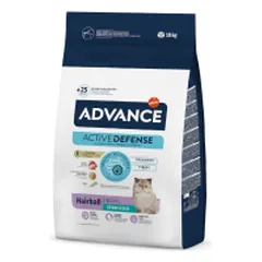 Advance Hairball Sterilized sausas pašaras sterilizuotoms katėms - Pet24