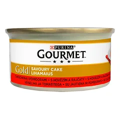GOURMET Gold Savoury Cake su jautiena ir pomidorais 12x85 g