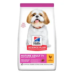Hill's Science Plan Mature Small & Mini Chicken sausas pašaras su vištiena mažų veislių senyviems šunims