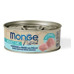 Monge Natural jūros gėrybių mišinys su vištiena, drėgnas maistas katėms 80 g parduotuvėje mumbo.lt