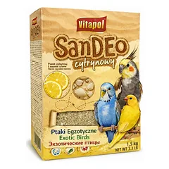 Vitapol Smėlis paukščiams citrininis 1,5kg parduotuvėje 1petshop.lt