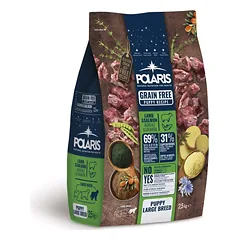 Sausas šunų maistas Polaris Dog Puppy Large Lamb & Salmon GF su ėriena ir lašiša, 2.5 kg