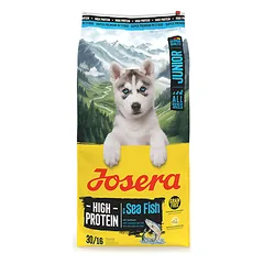 JOSERA High Protein Junior Sea Fish sausas pašaras jauniems šunims su žuvimi, 12,5 kg parduotuvėje petshop.lt