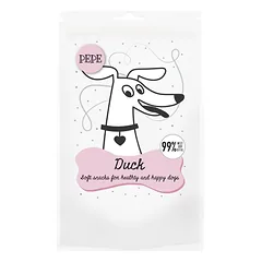 PAKA ZWIERZAKA PEPE Mini Chunkies Duck 80 g skanėstai su antiena