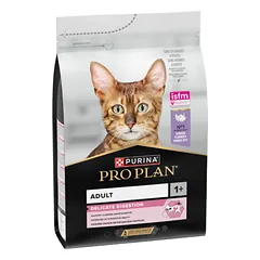 Purina Pro Plan Delicate Digestion Sausas maistas suaugusioms sterilizuotoms išrankioms pašarui katėms (su kalakutiena) 3 kg