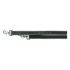 Trixie Rustic Heartbeat Adjustable Leash M-L (2 m / 20 mm), Black