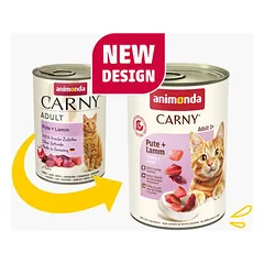 Animonda Carny Cat kalakutas, ėriena 400 g — 2 nuotrauka