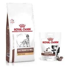 ROYAL CANIN Fibre Response Gastrointestinal 14kg + Royal Canin Dog Gastrointestinal Treats 230g