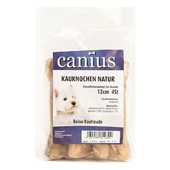 Canius presuotas kramtomasis kaulas 12 cm, skanėstai šunims