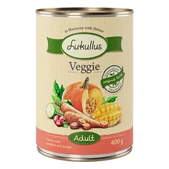 Lukullus Naturkost Veggie, drėgnas maistas šunims, 400 - 499 g — 5 nuotrauka