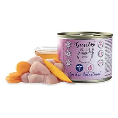 GUSSTO Vet Gastro Intestinal konservai katėms, turinčioms virškinimo problemų, 200g