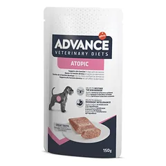 Advance Veterinary Diets Wet Atopic Dog Šlapias maistas šuns odai ir kailiui šėrimosi metu 150 g x 8 vnt.