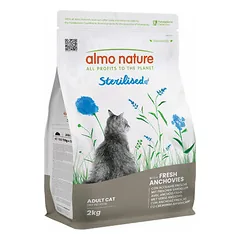 Almo Nature Functional Cat Sterilised ar Anšoviem 2 kg - barība kaķiem
