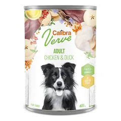 CALIBRA Dog Verve GF Adult Chicken & Duck konservai šunims su vištiena ir antiena, 400g