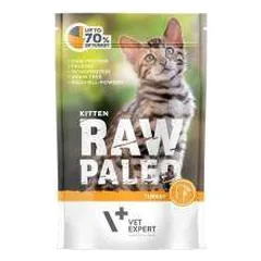 Raw Paleo Vet Expert Kitten drėgnas maistas kačiukams su kalakutiena, 100 g