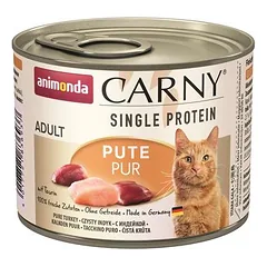 Animonda Cat konservai Carny Adult Single Protein 6 x 200 g drėgnas maistas katėms, 200 - 399 g — 2 nuotrauka