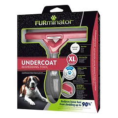 FURminator deShedding šukos trumpaplakiams šunims XL