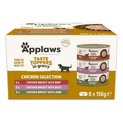 Applaws Taste Toppers drėgnas maistas šunims, ekonominė pakuotė 16 x 156 g — 3 nuotrauka