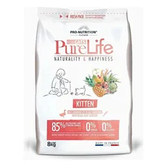 Pro nutrition Pure Life KITTEN Begrūdis maistas kačiukams ir maitinančioms katėms