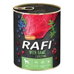 DOLINA NOTECI RAFI Game su elniena 5 x 800 g drėgno šunų ėdalo