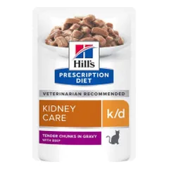 Hill's Prescription Diet Feline k/d guliašas su jautiena katėms - Pet24
