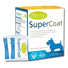 Mervue SuperCoat papildai mažų veislių šunims 30×5 ml