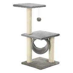 Prolenta Premium draskyklė katėms Colen, 30 x 30 x 65 cm, pilka, poliesteris: 100 % — 2 nuotrauka