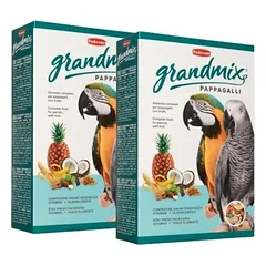Lesalas didžiosioms papūgoms (amazonėms, žako, kakadu, aroms) Grandmix Pappagalli 2x600 g
