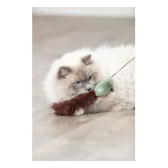 Trixie žaislas katėms playing rod mouse, plastikas/pliušas, 46 cm — 2 nuotrauka