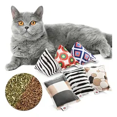 Canadian Cat Company Spielkissen Set 3x Schmusekissen & 3x Mini Pyramiden