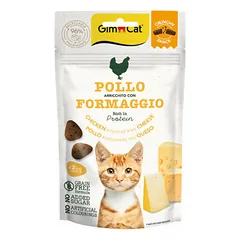 GimCat Crunchy Snacks Chicken with Cheese 50 g