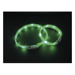 Šviečiantis antkaklis Visible S, žalias, 25 mm, 40 cm — 2 nuotrauka
