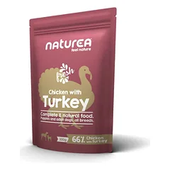 NATUREA Chicken with Turkey konservai šunims su vištiena ir kalakutiena 300g nuotrauka