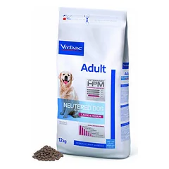 Virbac HPM Dog Adult Neutered Large & Medium veterinarinis maistas šunims 12 kg — 3 nuotrauka