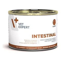 VET EXPERT Veterinary Diet Puppy Intestinal 200g vištiena, lengvai virškinama drėgna maistas šuniukams su virškinimo sutrikimais