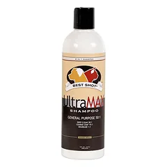 Best Shot UltraMax Pro 4in1 šampūnas - profesionalus, daugiafunkcinis ir labai efektyvus naminių gyvūnų šampūnas, koncentratas 1:50