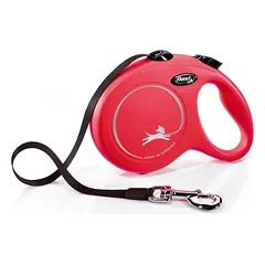 Flexi New Classic juostinis pavadėlis 8m, Juoda / L iki 50 kg 8m juostinis — 3 nuotrauka