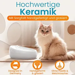 Lucky-Kitty keraminis fontanas katėms, Priedas: ilgaplaukių nuolatinis filtras — 2 nuotrauka