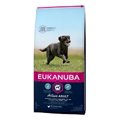 Eukanuba Adult Large Chicken sausas maistas suaugusiems didelių veislių šunims su vištiena, 16,5 kg