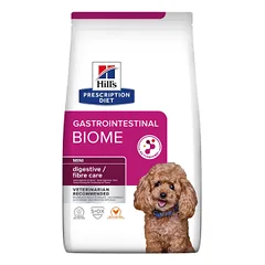 Hills Prescription Diet Canine Gastrointestinal Biome Digestive/Fibre Care Mini sausas maistas mažų veislių šunims su virškinimo trakto sutrikimais, 1 kg